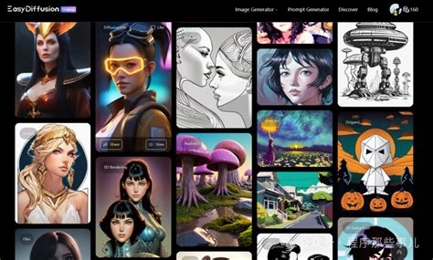 Easy Diffusion Experiments 的图像结果