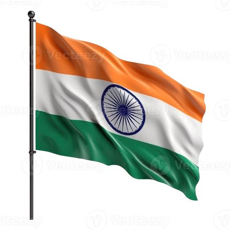 National Indian flag background. Illustration 24661401 PNG