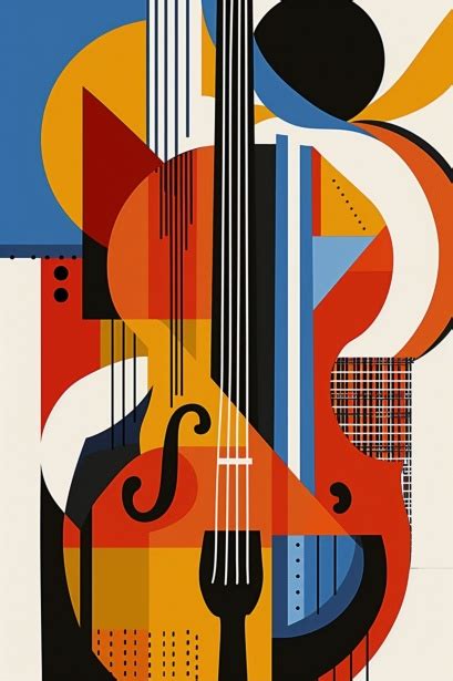 Image result for Musical Instruments Abstract Drawing