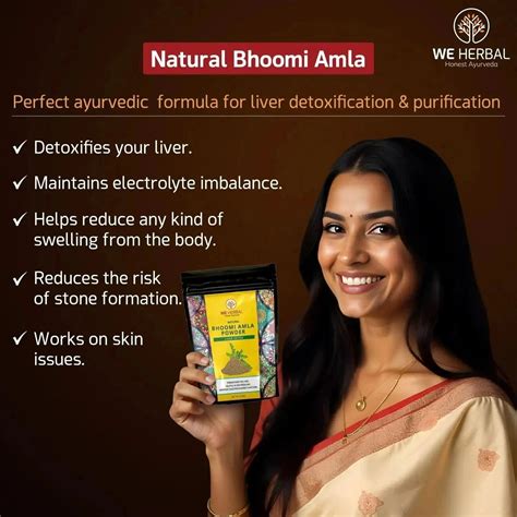 Bhumi Amla Powder for Liver, Kidney & Skin Health | 100% Pure | WeHerbal