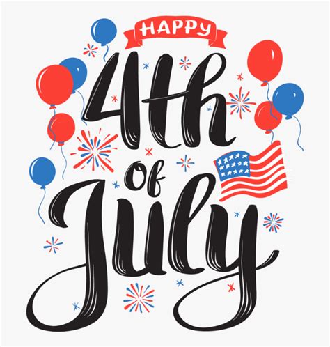 4th Of July - Rustic Happy 4th Of July , Free Transparent Clipart ...
