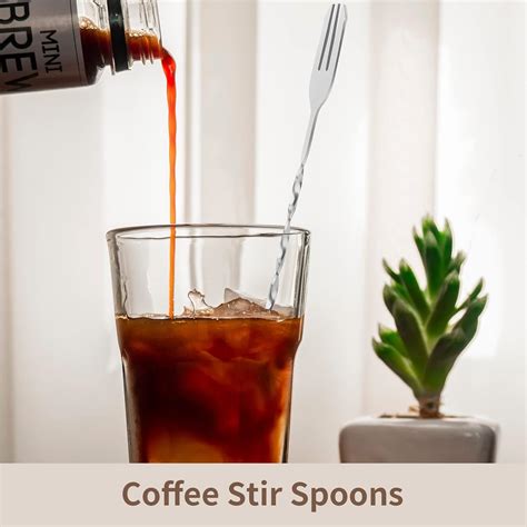 RKPM HOMES 2 in 1 Stainless Steel Mixing Spoon Fork I Spiral Pattern T ...