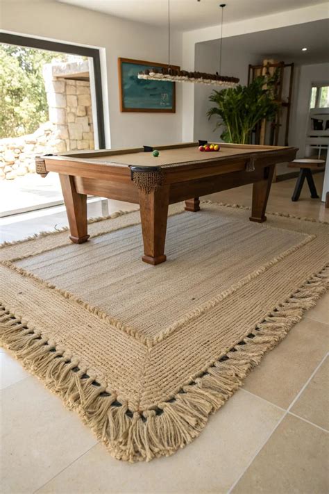 19+ Stylish Pool Table Rug Ideas for Your Home