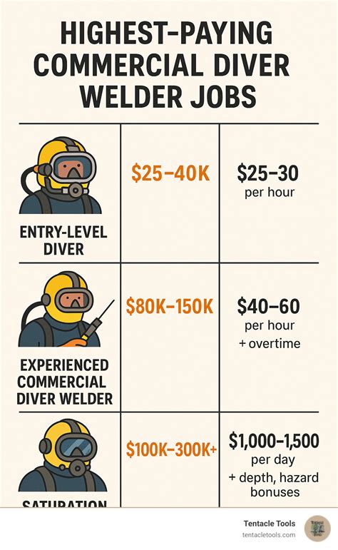 Underwater Paychecks Await! Best Commercial Diver Welder Jobs ...