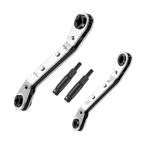 Mengshen HVAC Service Wrench Set, 3/8" 1/4" 5/16" 1/4" Air Conditioner ...