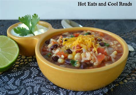 Slow Cooker Mexican Tomato, Rice and Veggie Soup Recipe | Veggie soup ...