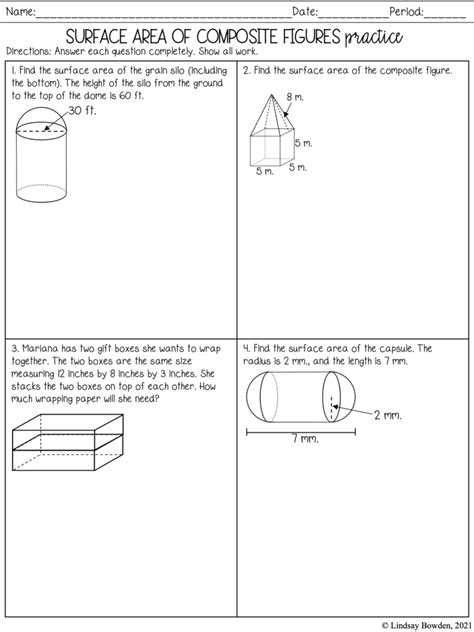 Image result for Surface Area Notes