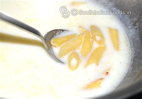 Pasta payasam | Pasta Kheer - How to make-Stepwise Pictures
