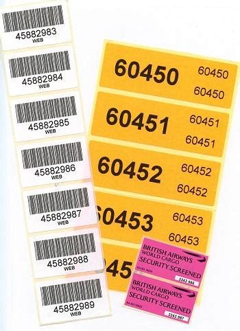 Image result for Serial Number Label Printing