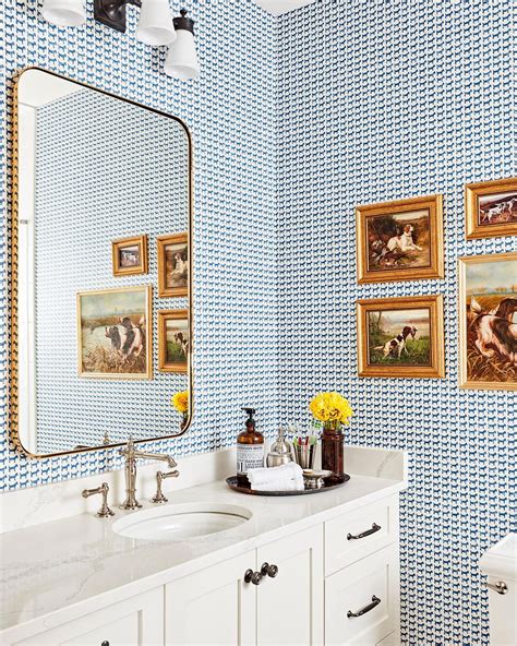 30 Prettiest Small Bathroom Wallpaper Ideas To Decorate Your Bathroom