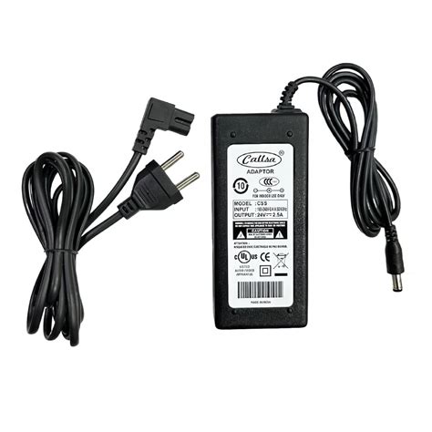 Callsa 24V 2.5A TSC TTP 244 PRO Barcode Printer Adapter, Power Supply ...