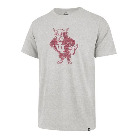 Indiana Hoosiers Bison Grey T-Shirt - Official Indiana University ...