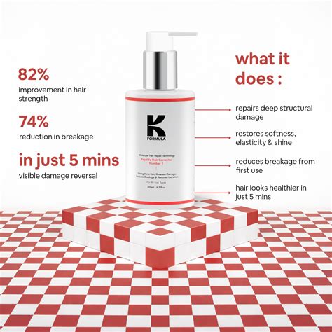 5-Minute Peptide Hair Corrector for Damage Repair – thekformula