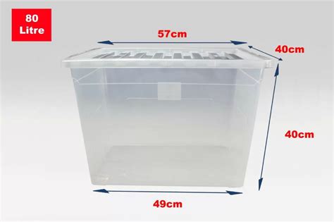 Image result for Plastic Storage Box Sizes