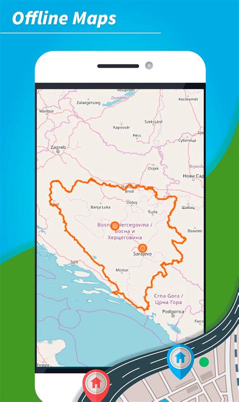 🔥Bosnia Herzegovina Offline maps and navigation APK for Android Download