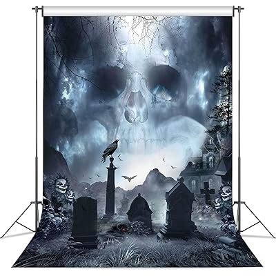 LIVUCEE 5x7ft Polyester Fabric Halloween Backdrop for India | Ubuy