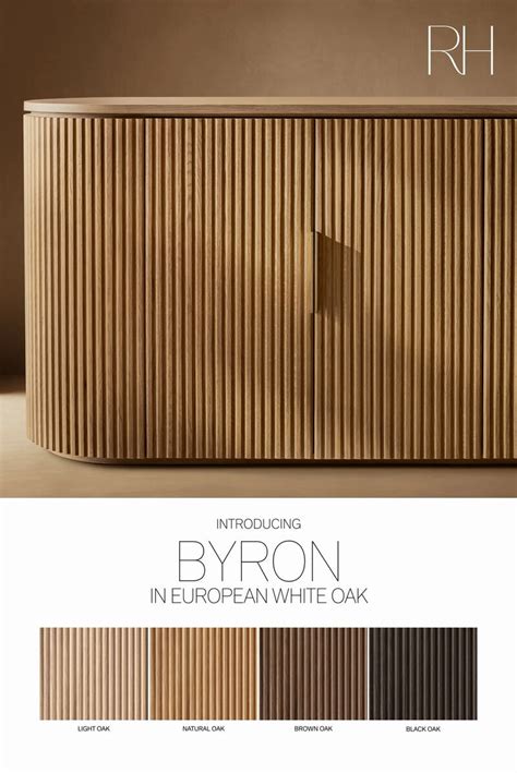 Premium White Oak Furniture : Byron Reeded Collection