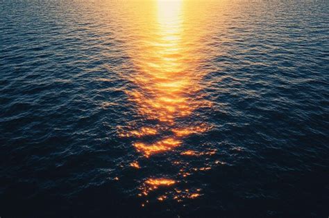 Aerial views of stunning sunsets over water a phot generative ai ...
