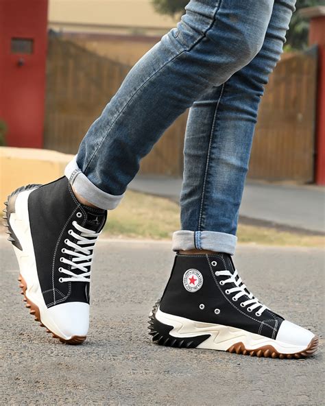 Buy Men's Black Casual Shoes Online in India at Bewakoof