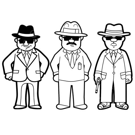 Gangster Coloring Pages Gangster SpongeBob Coloring Pages Get