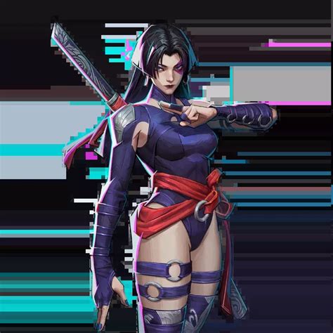 Psylocke | Vengeance Costume - Marvel Rivals Skins | Psylocke, Marvel ...