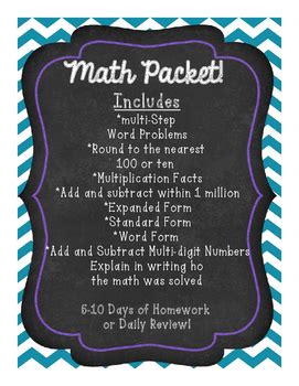 Image result for Dailey Math Packet