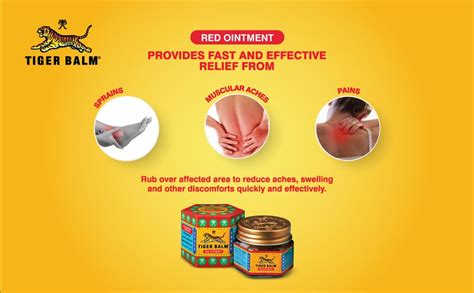 Buy Tiger Balm Red Ointment | 21ml each | Pack of 6 | Ayurvedic Pain ...