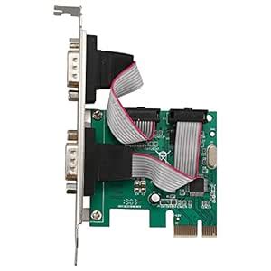 Xigeapg PCI-E PCI Express Dual Serial DB9 RS232 2 Ports Controller Card ...