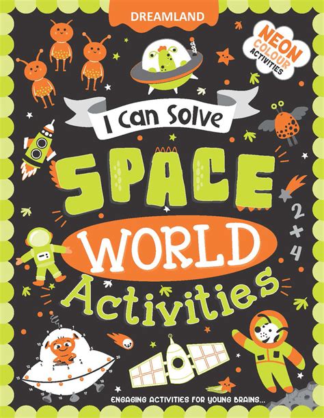 Space World Activities - I Can Solve Activity Book for Kids Age 4- 8 Y