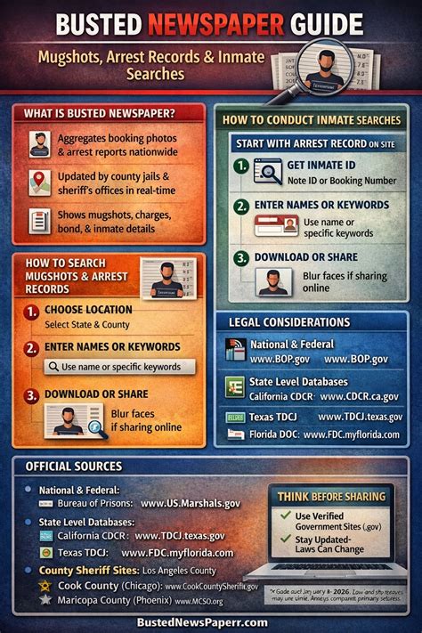 Busted Newspaper: Guide to Verification & Removal 2026