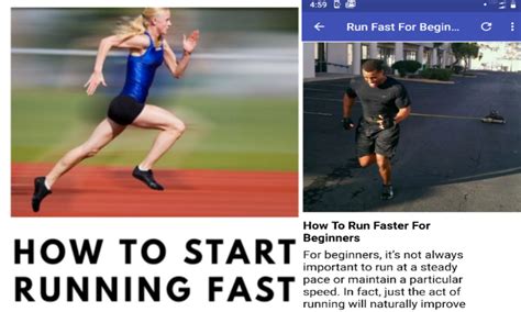 How to start running fast - App on Amazon Appstore