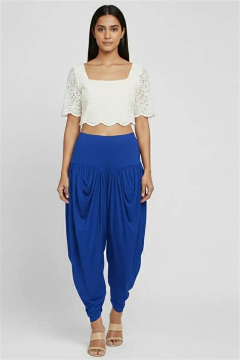 Royal Blue Dhoti Pants for Women – A Stylish Twist to Tradition – The ...