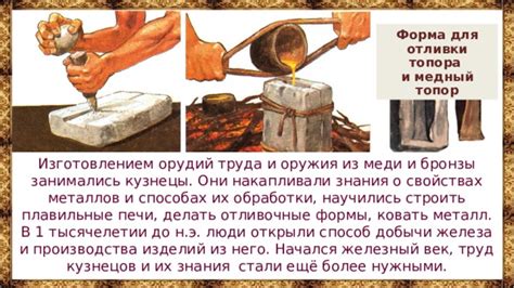 "Зарождение и развитие ремесла". Презентация к уроку по предмету "Мир ...
