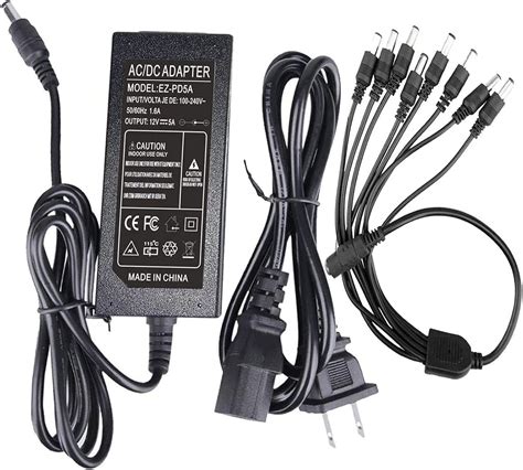 12V 5A 60W AC DC Power Supply Adapter Input India | Ubuy