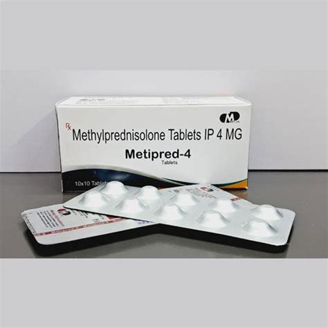 METIPRED-4 Tablets METLAR FORMULATIONS