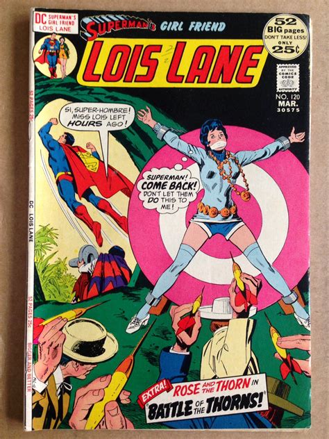 DC Superman's Girl Friend Lois Lane No. 120 March 1972 | Vintage comic ...