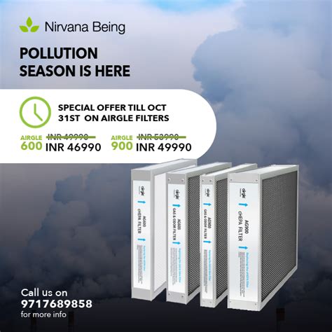 Buy Airgle AG600 Filters | Room Air Purifier - Nirvana Being