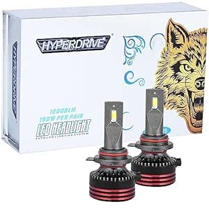 AllExtreme HYPERDRIVE 9012/HIR2 Headlight Conversion Kit 150W LED CSP ...