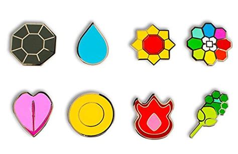 Pokemon Gym Badges Kanto With Badge Box Kanto Region Badges ...
