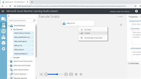 Azure Ml Designer Execute Python Script 的图像结果
