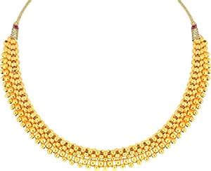 Buy Karishma Kreations Traditional Pearl South Indian Temple Jewellery ...