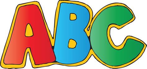 clip art abc letters | Clipart Panda - Free Clipart Images