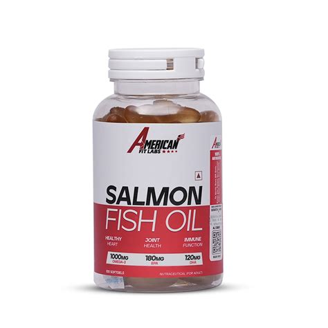 American Fit Labs Salmon Fish Oil 100 Softgels – Pure Protein Labs