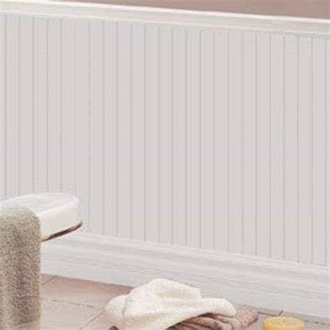 36-Inch H x 96-Inch L Colonial Beadboard Wainscot Paneling, Adjustable ...