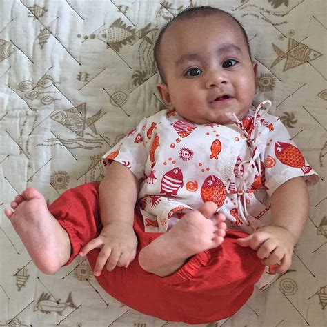 Organic Cotton Angrakha Set for Kids