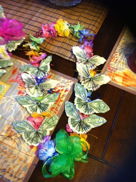 Butterfly Money Lei Tutorial 的图像结果