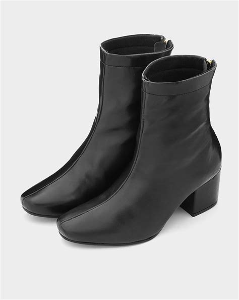 Adorly Low Block Heel Boots with Zip Closure – ADORLY | New Collection ...