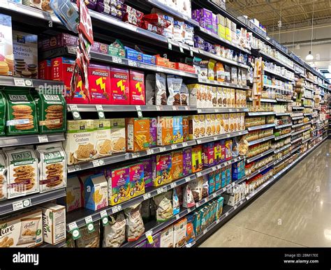 Orlando,FL/USA-5/3/20: The Cookie and Cracker aisle at a Whole Foods ...