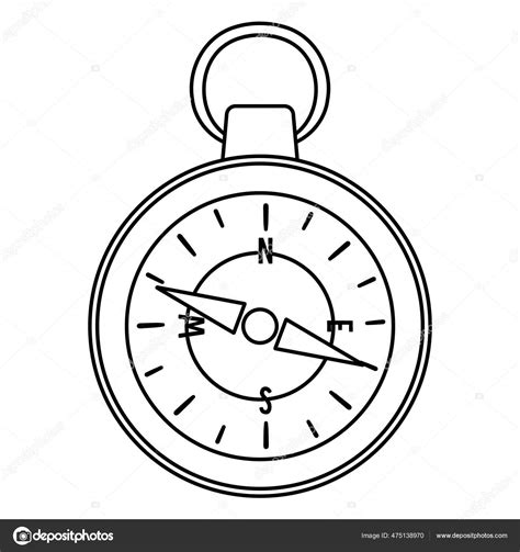 Compass Clip Art Black And White