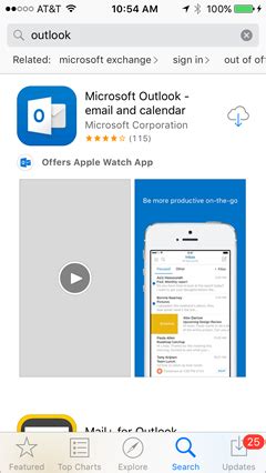 Install Outlook iOS 的图像结果